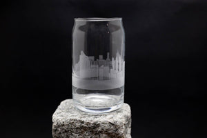 Buenos Aires, Argentina Skyline Glass Can Ice Coffee Cup