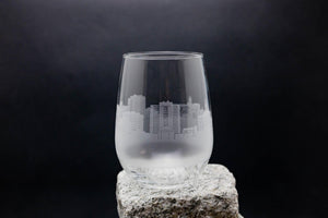 Kingston, Ontario, Canada Skyline Wine Glass Barware