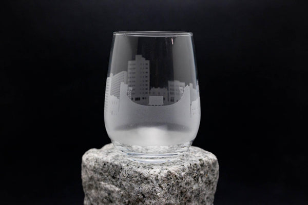 Athens Georgia Skyline Wine Glass Barware