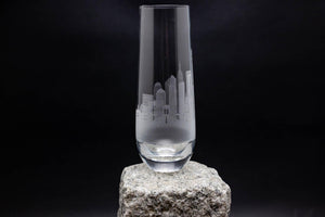 Manhattan, New York Skyline Stemless Champagne Flute Barware