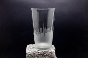 Toronto, Ontario, Canada Skyline Pint Glass Barware