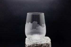 Kingston, Ontario, Canada Skyline Wine Glass Barware