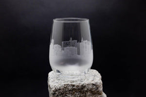 Kingston, Ontario, Canada Skyline Wine Glass Barware