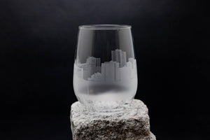 Kingston, Ontario, Canada Skyline Wine Glass Barware