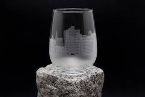 Athens Georgia Skyline Wine Glass Barware