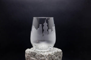 Panama City, Panama Skyline Wine Glass Barware