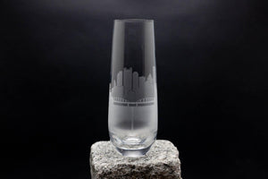 Pittsburgh, Pennsylvania Skyline Stemless Champagne Flute Barware