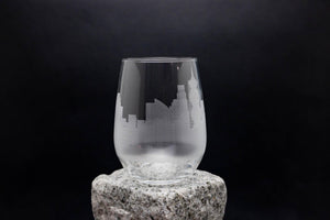 Panama City, Panama Skyline Wine Glass Barware