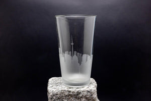 Toronto, Ontario, Canada Skyline Pint Glass Barware