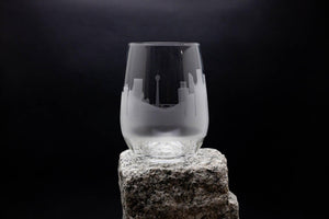 Calgary, Alberta, Canada Skyline Wine Glass Barware