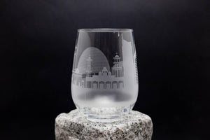 Kigali Rwanda Skyline Wine Glass Barware