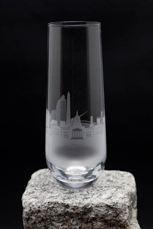 Buenos Aires, Argentina Skyline Stemless Champagne Barware