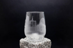 Kigali Rwanda Skyline Wine Glass Barware