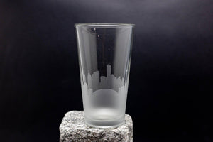 Toronto, Ontario, Canada Skyline Pint Glass Barware