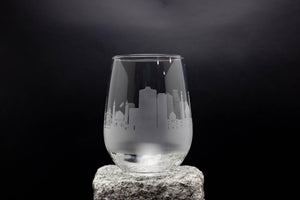 Tehran, Iran Skyline Wine Glass Barware