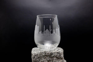 Tehran, Iran Skyline Wine Glass Barware