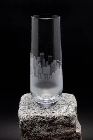 Seattle, Washington Skyline Stemless Champagne Flute Barware