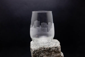 Kingston, Ontario, Canada Skyline Wine Glass Barware