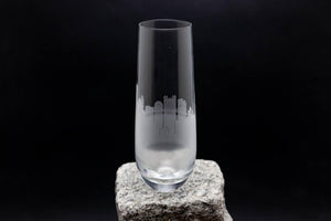 Pittsburgh, Pennsylvania Skyline Stemless Champagne Flute Barware