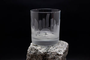 Baku, Azerbaijan Skyline Rocks Glass Barware