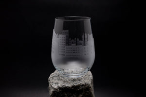 Scranton, Pennsylvania Skyline Wine Glass Barware