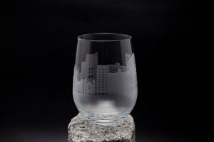 Scranton, Pennsylvania Skyline Wine Glass Barware