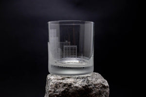 Little Rock, Arkansas Skyline Rocks Glass Barware