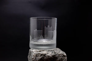 Little Rock, Arkansas Skyline Rocks Glass Barware