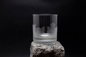 San Jose, California Skyline Rocks Glass Barware