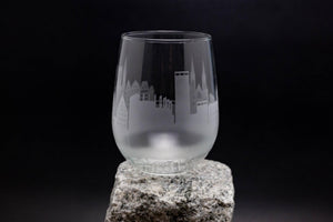 Strasbourg, France Skyline Wine Glass Barware