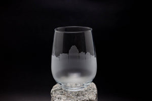 Shreveport, Louisiana Skyline Wine Glass Barware