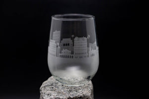 Santa Barbara, California Skyline Wine Glass Barware