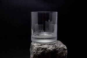 Little Rock, Arkansas Skyline Rocks Glass Barware