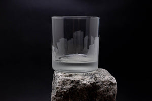 San Jose, California Skyline Rocks Glass Barware