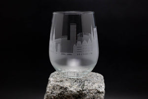 Strasbourg, France Skyline Wine Glass Barware