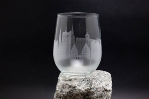 Strasbourg, France Skyline Wine Glass Barware