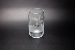 Venice Skyline Glass Can Iced Coffee Cup - Urban and Etched