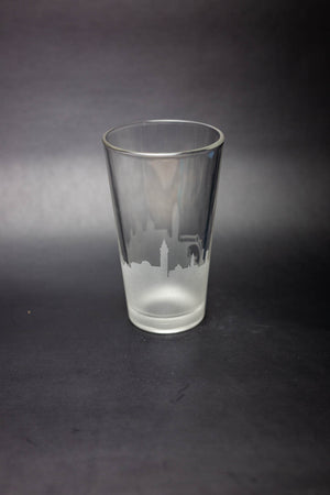 Venice, Italy Skyline  Pint Glass - Urban and Etched