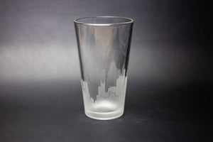 Cincinnati, Ohio Skyline  Pint Glass - Urban and Etched