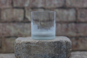 Chattanooga  Skyline Rocks Glass Barware - Urban and Etched