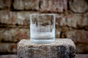 Boise Skyline Rocks Glass Barware - Urban and Etched