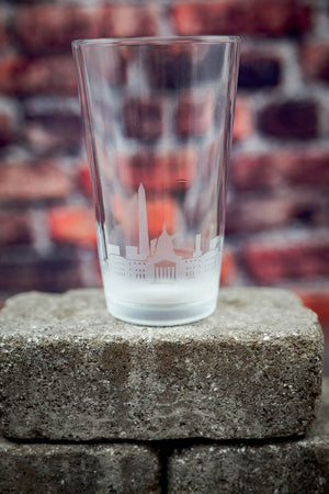 Buenos Aires Skyline Pint Glass Barware - Urban and Etched