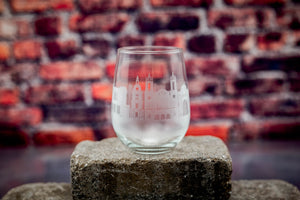 Rhodes Skyline Wine Glass Barware - Urban and Etched