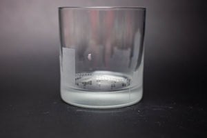 Memphis  Skyline Rocks Glass Barware - Urban and Etched