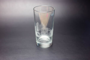 Paris Skyline Etched Tom Collins Highball Cocktail Glass - Urban and Etched