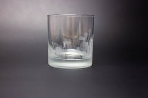 Seattle Skyline Rocks Glass Barware - Urban and Etched