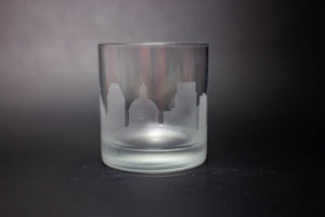 Saint Paul  Skyline Rocks Glass Barware - Urban and Etched