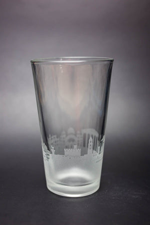 Athens, Greece Skyline Pint Glass Barware - Urban and Etched