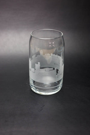Cork Ireland Skyline Glass Can Coffee Cup - Urban and Etched