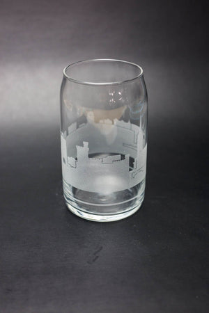 Cork Ireland Skyline Glass Can Coffee Cup - Urban and Etched